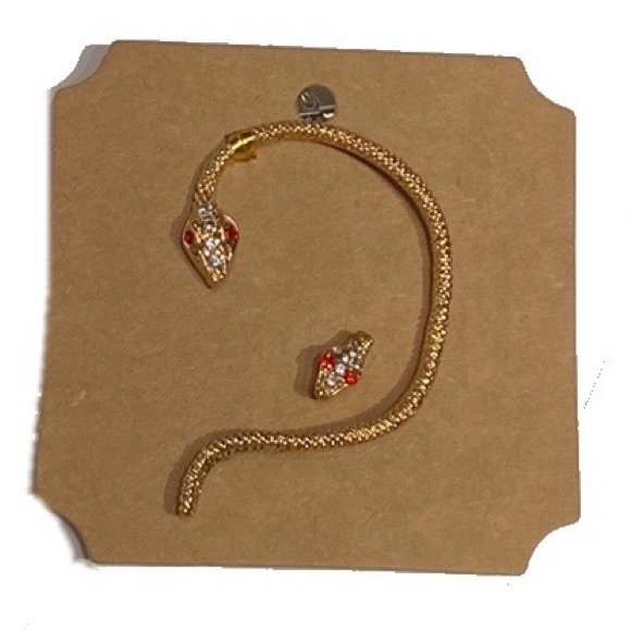 🆕 Gold Serpentine Wrap Around Gold Earring - Brand NEW…Great Gift!! - Picture 2 of 5